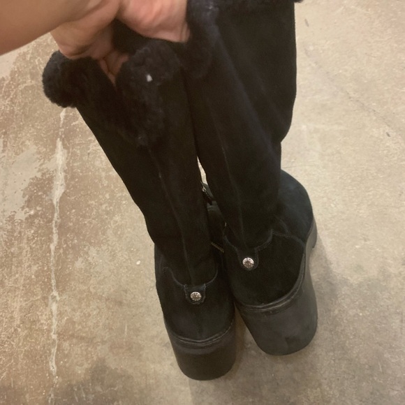 Michael kors Sherpa lined suede boots minimalist - Picture 3 of 6